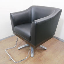 タカラベルモント スタイリングソファ タイプA ブラック 新品レザー張替済