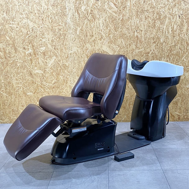 【中古】タカラベルモント　バックシャンプー　『YUME ESPOIR（ユメエスポワール）プレミアムライン』　ダークブラウン	 1