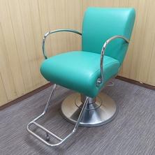 タカラベルモント MACCOW Male マッコウメイル ターコイズグリーン 丸ベース アームパッド無 新品レザー張替済