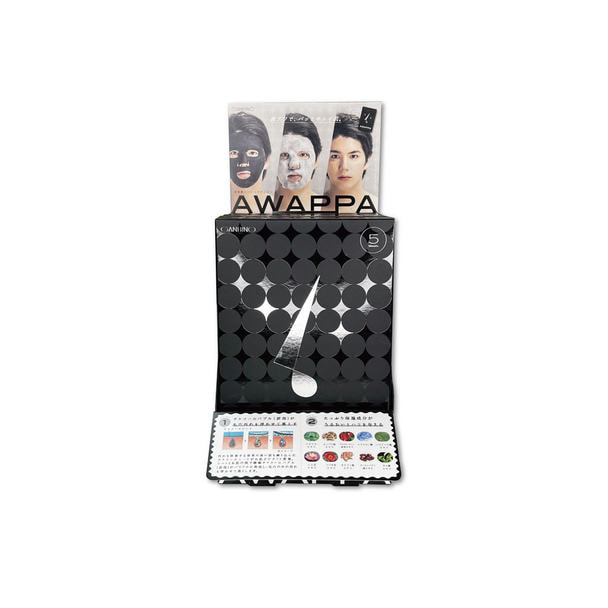 【AWAPPA】泡洗顔マスク 6箱セット什器付き 1
