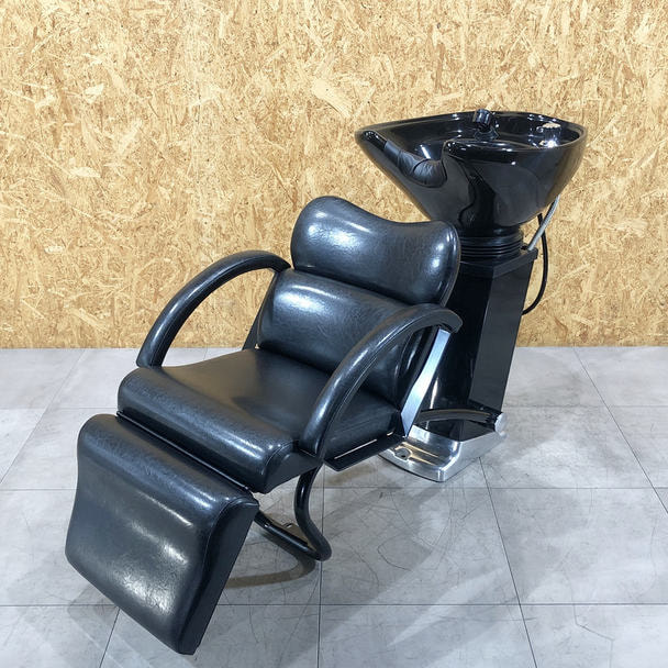 【中古】ビューティガレージ　バックシャンプーユニット 『MR-0420Ⅱ』ヴィンテージブラック 1