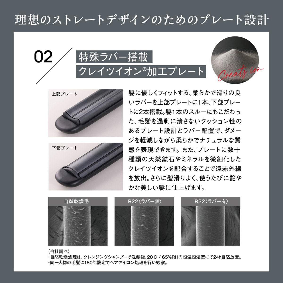 クレイツイオン マイスター ST-R22≪オーバルプレートアイロン≫の卸