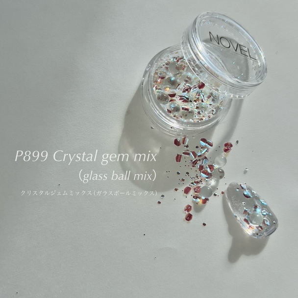 NOVEL（ノヴェル）P899 Crystal gem mix(glassballmix) 1