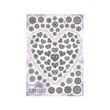 写ネイル ロマンチックレース モチーフ（ブラック）RLM-002