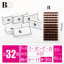 VOLUME LASH アプリコット[Jカール 太さ0.07 8mm］ 1