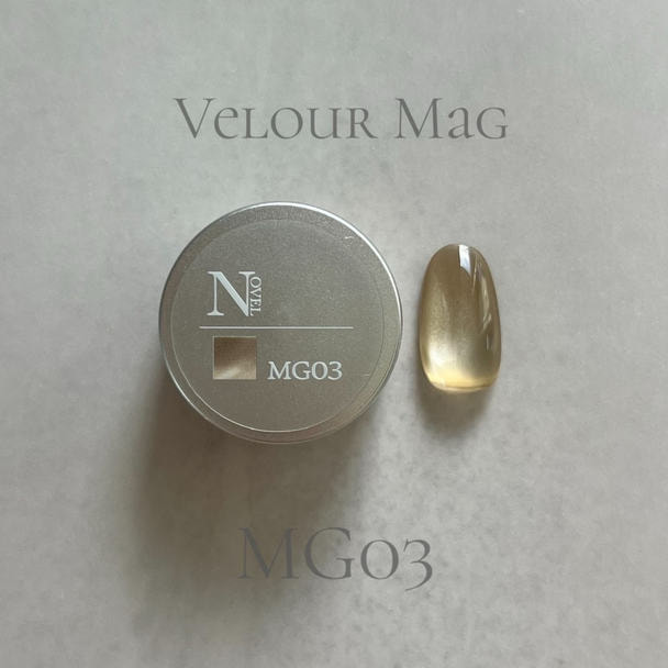 NOVEL（ノヴェル）Velour Mag series MG03 パールシャンパン 1