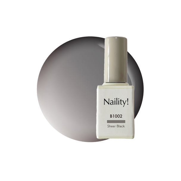 Naility！（ネイリティー）カラージェル ボトルタイプ B1002 シアーブラック 1