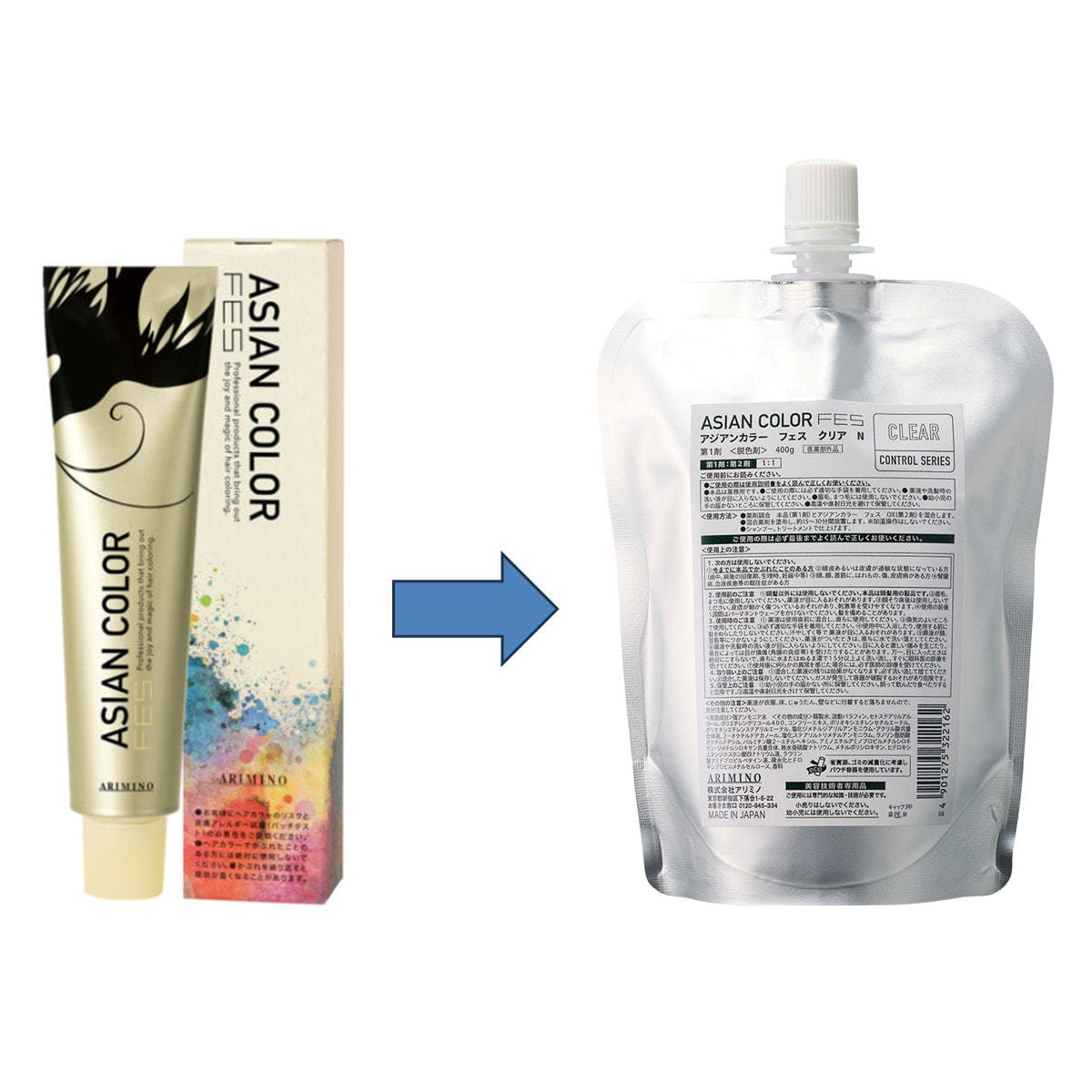 アジアンカラー フェス(微アルカリ) クリア 400g【医薬部外品】の卸