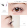 フラットラッシュ1列＜マットブラック＞[V1カール太さ0.15長さ13mm] 13