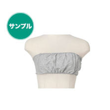 【サンプル】プレミアムコットンブラ（グレー）【使い捨てタイプ】