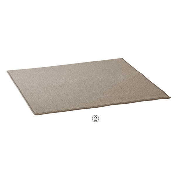 カーペット 防炎タイプ 80×80cm＜グレー＞ 1