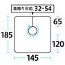 エクセル NO.4125 ロングandワイドクロス（袖無）アイボリー 3
