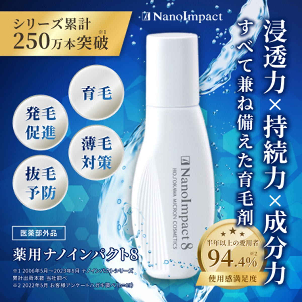 薬用ナノインパクト8【医薬部外品】60mlの卸・通販 | ビューティガレージ