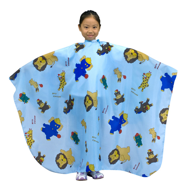 エクセル No.529袖なし子供刈布 ブルー 1