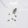 D.nail デコレーションストーン DC-66 エッジカット クリア 1