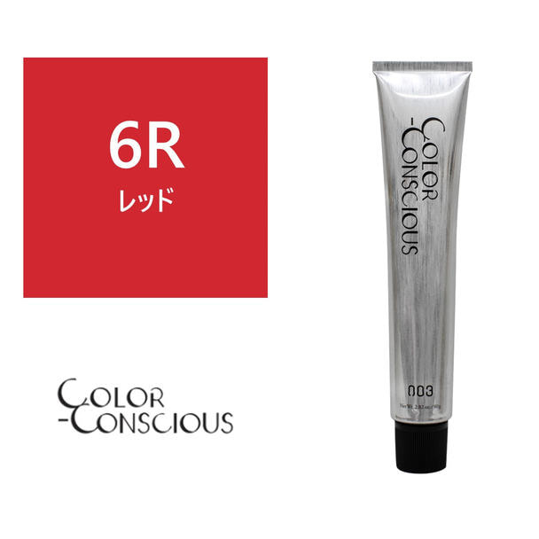 カラーコンシャス 6R(レッド)《ファッションカラー》 80g【医薬部外品】 1