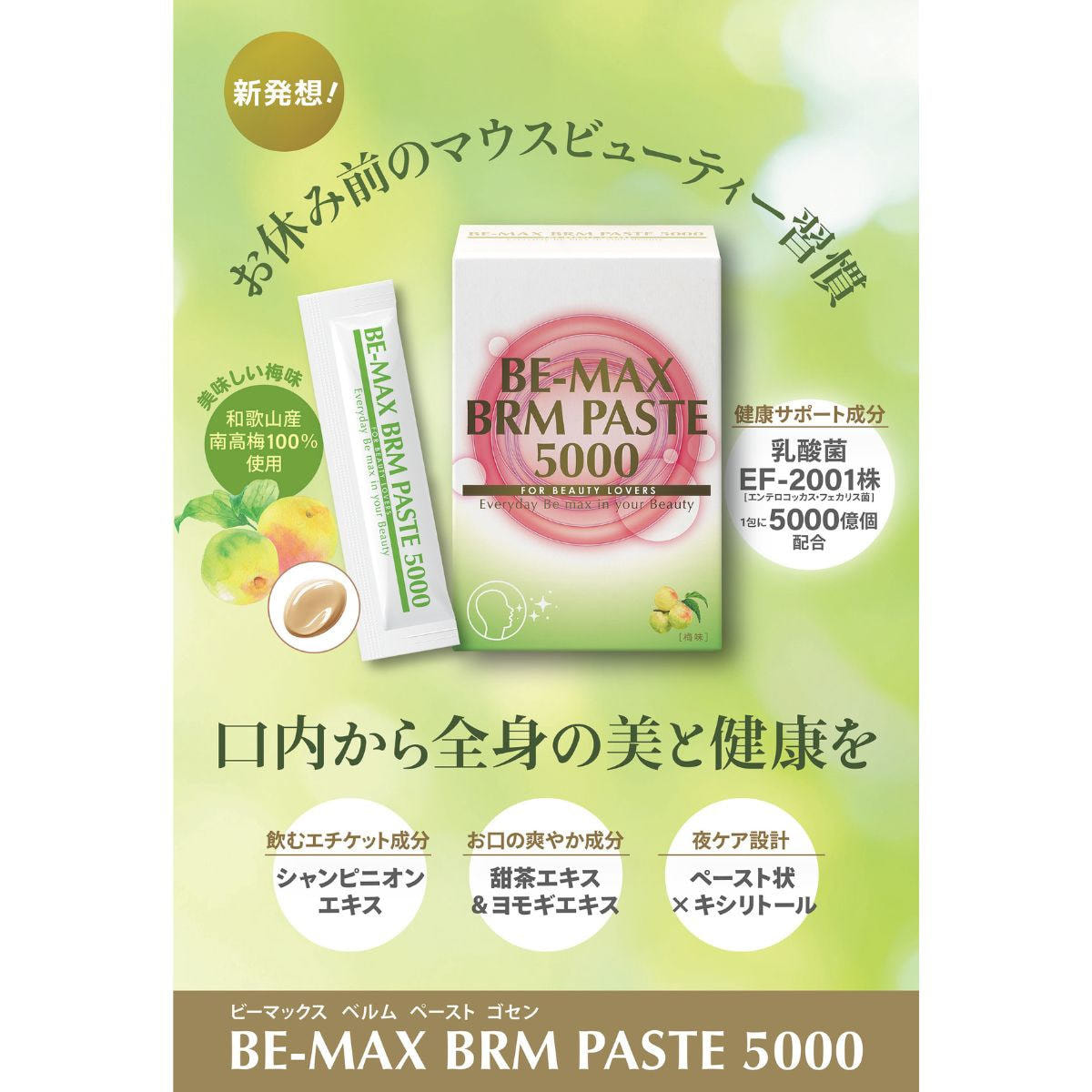 BE-MAX ベルム ペーストゴセン(BRM PASTE 5000)6g×30包の卸・通販 BE-MAX ベルム ペーストゴセン(BRM PASTE 5000)6g×30包の卸・通販