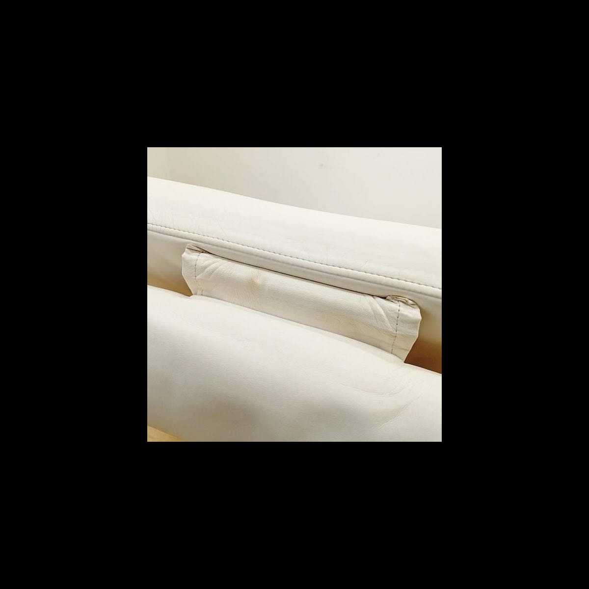 タカラベルモント CALMU カルム ホワイト 右側スイッチ仕様 レザー汚れ