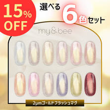 【新色発売記念！】2&mu;mゴールドフラッシュマグ 選べる6色セット