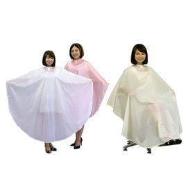 エクセル No.8001 ヘアーカッティングドレス シルバーグレー（日本製