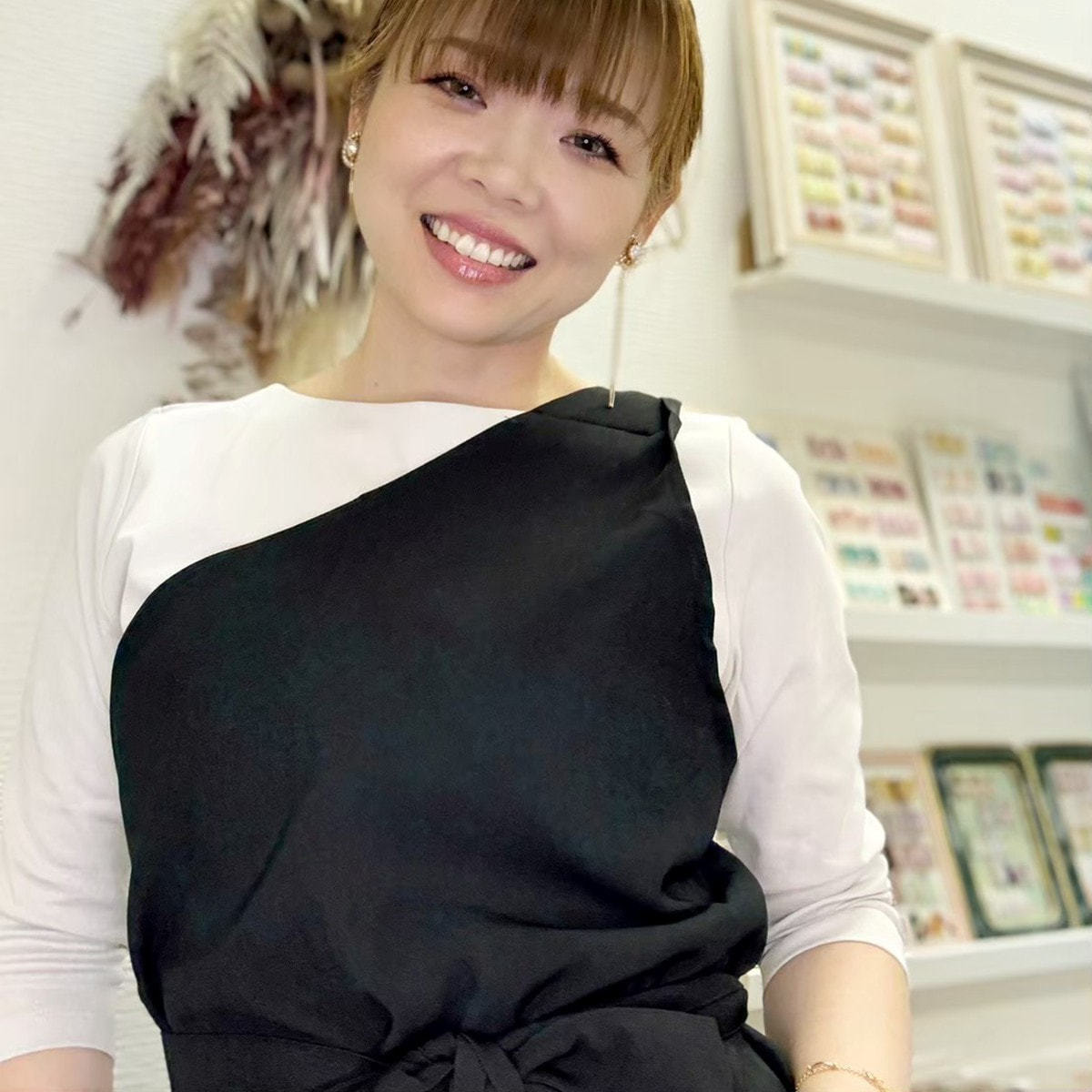 Star Bit's 鯨岡先生監修 撥水サロンエプロン ブラックの卸・通販