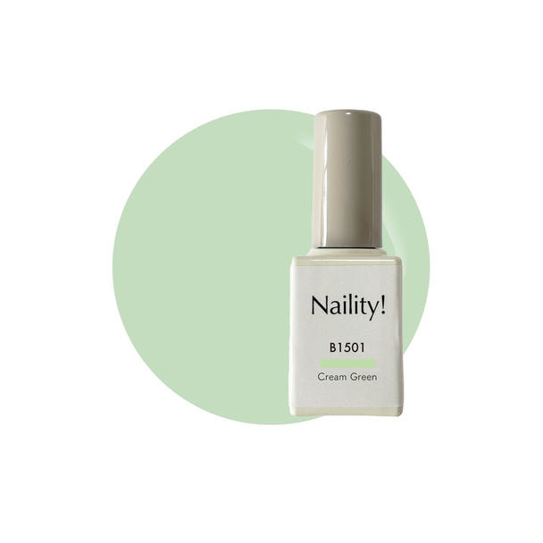 Naility！（ネイリティー）カラージェル ボトルタイプ B1501 クリームグリーン 1