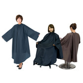 NO.W7095 ワイドヘアダイドレス Sサイズ ブラック