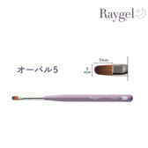 Raygel ジェルブラシ オーバル5（キャップ付き）