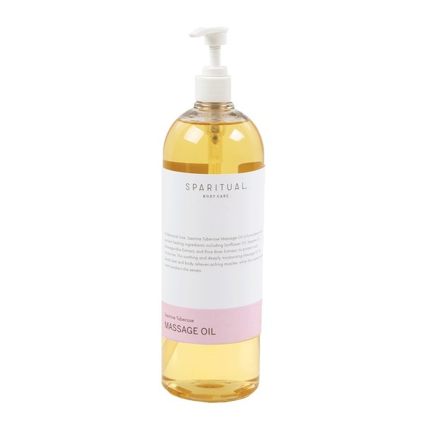 SPARITUAL ジャスミンチューベローズ マッサージオイル 976ml (33.8oz)