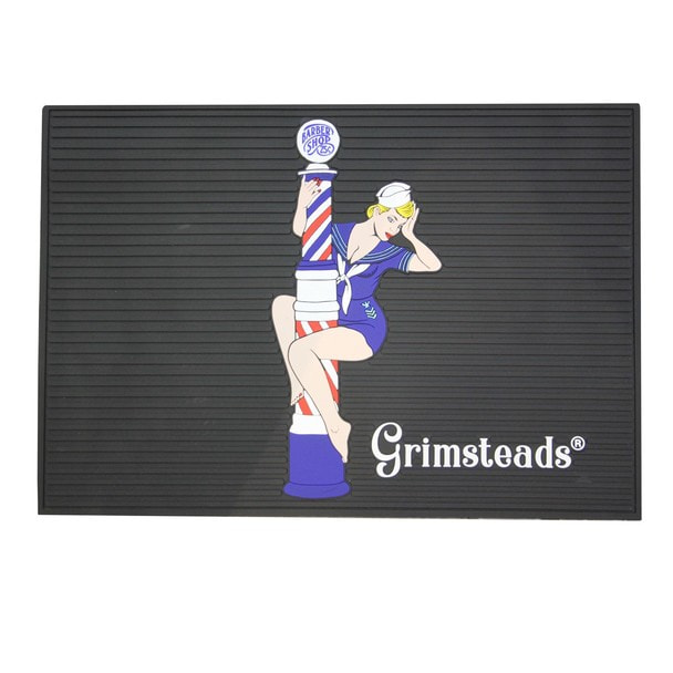 ツールマット Barber Pole Pinup Girl Lサイズ（49×34cm） 1