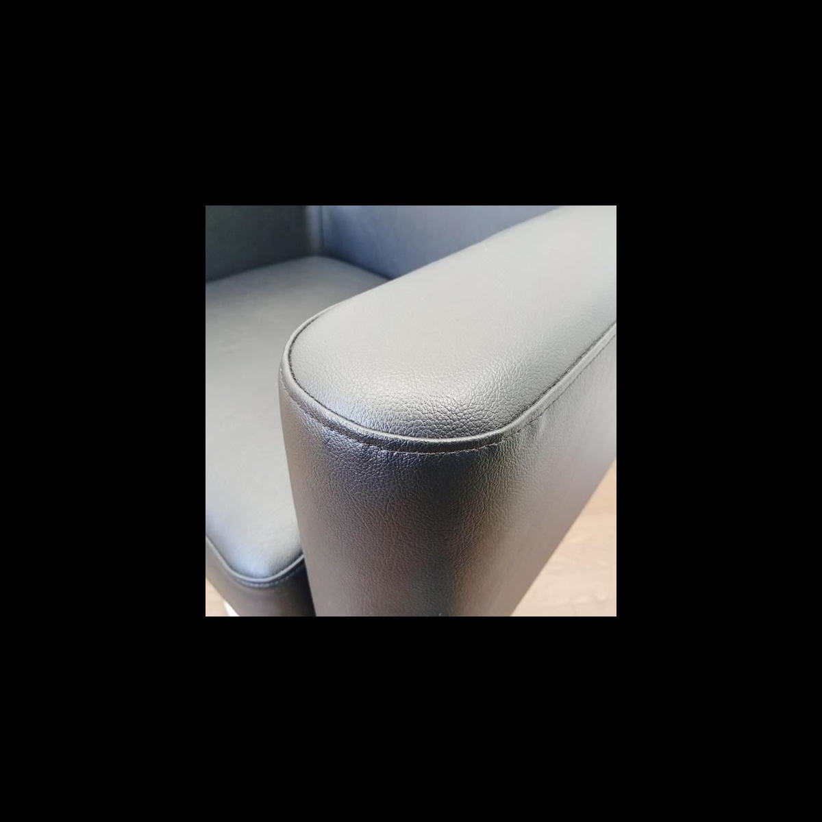 タカラベルモント Coff コフ ブラック アルミバー付 新品レザー張替済 タカラベルモント Coff コフ ブラック アルミバー付 新品レザー張替済