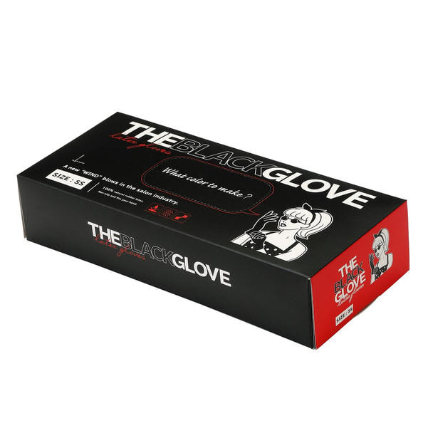 THE BLACK GLOVE（ブラックグローブ） 50枚入 SSサイズ 1