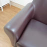タカラベルモント STYLING SOFA TYPE B スタイリングソファ タイプB ダークブラウン 丸ベース アルミバー付 14