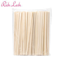 【Rich Lash】木製スパチュラ（140&times;6mm）100本