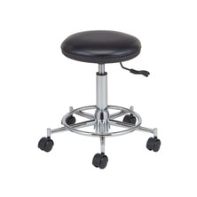 リング付低反発スツール（日本製） ブラック