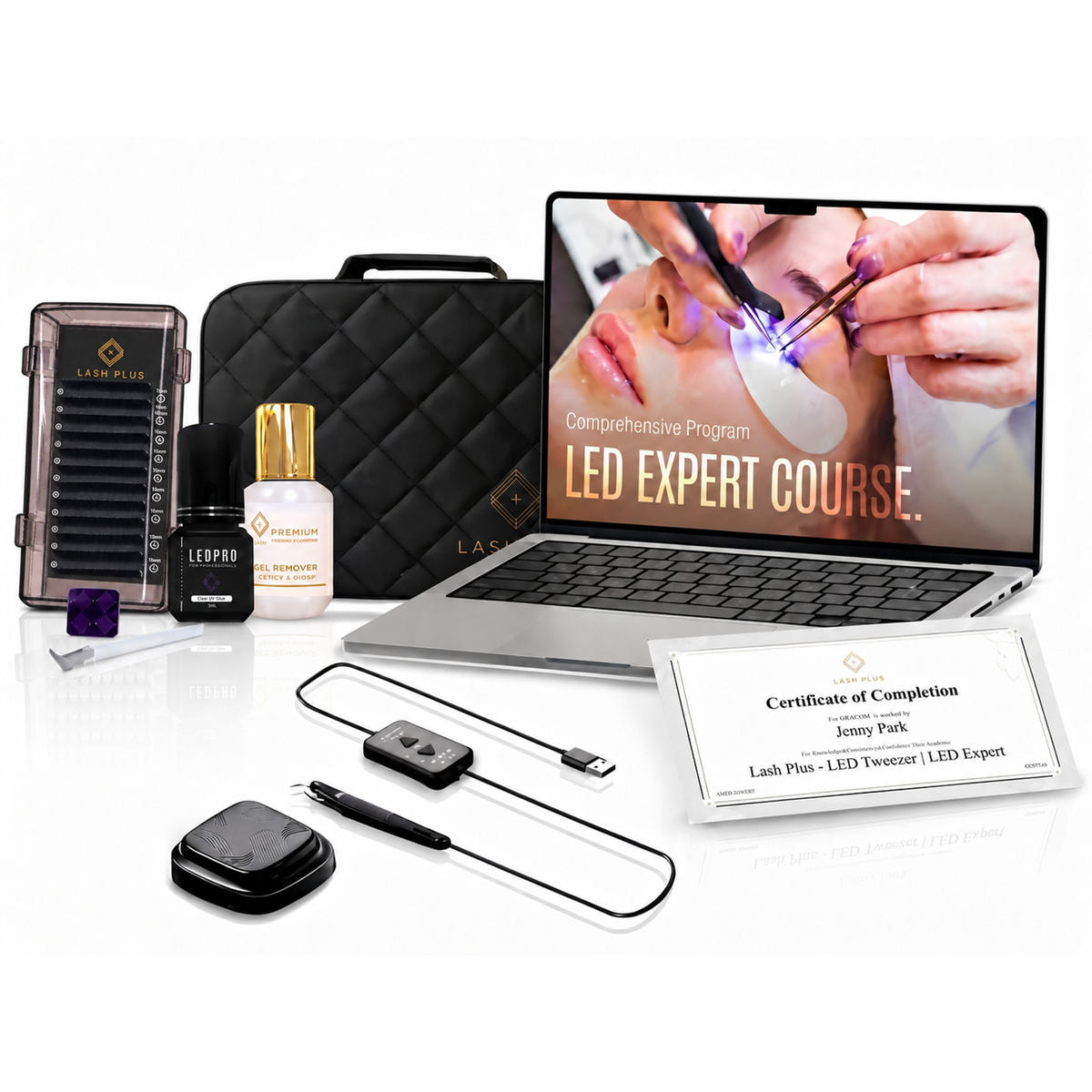 LASH PLUS】Lash Plus LED Tweezer 2.0 Expert Kitの卸・通販