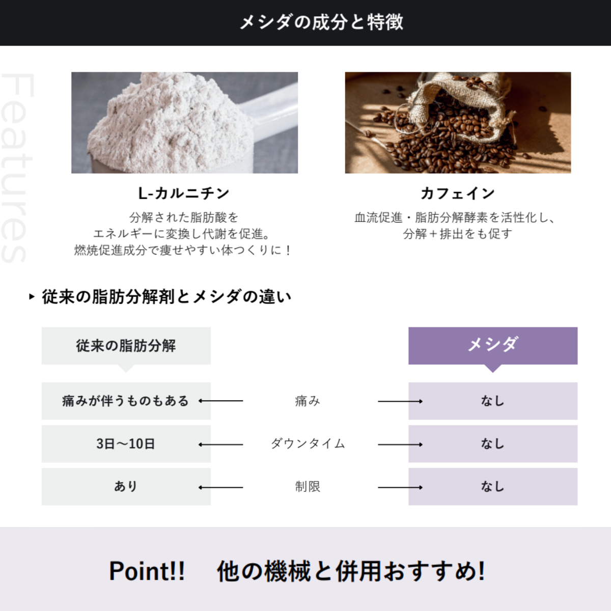 MADE U LMC メシダ脂肪溶解剤 1箱（8cc×10本）の卸・通販 | ビューティ