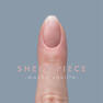 写ネイル SHEER PIECE mocha vanilla 2