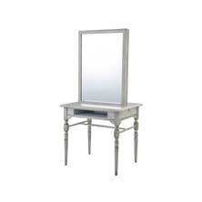 【シャビーシック】天然木製両面ドレッサーLOUISⅡ（ルイⅡ）WH