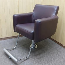 カラベルモント スタイリングソファ２ Coff コフ ブラウン アルミバー付 床固定ポンプベース