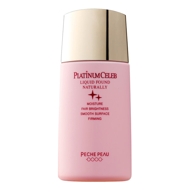 ピーチポウ プラチナセレブ リキッド ファンデ ナチュラリー 12（イエロー系）35g