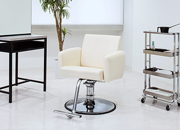 サロン　チェア　ホワイト　美容室　カットチェア 楽天市場】【レビュー特典あり】BarberPub サロンチェア カットチェア