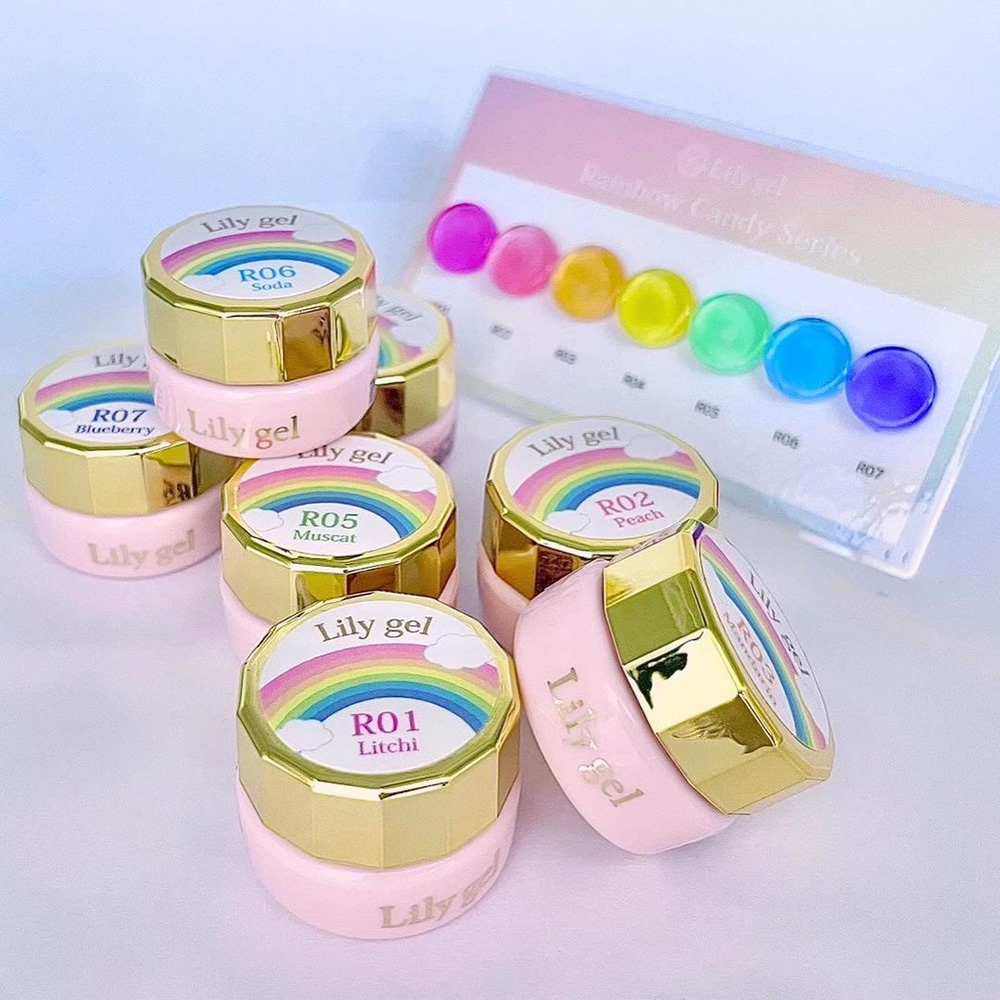 Lilygel リリージェル　42個セット リリージェルLilygelカラージェル5色セット 【公式通販】